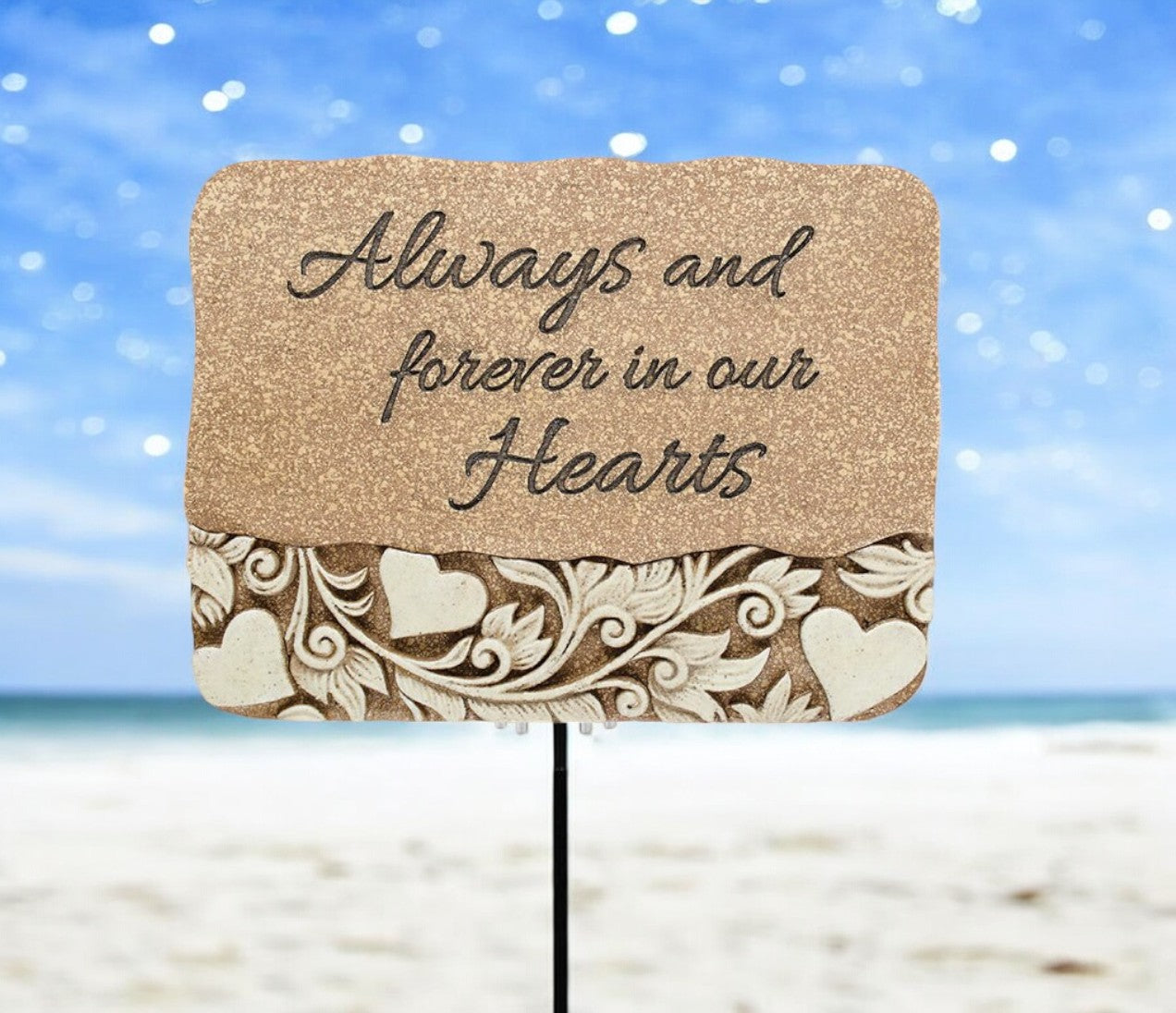 Always & Forever Resin Garden Stake