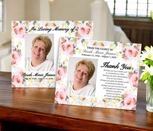 Alyssa Social Media Funeral Announcement Templates - Google Docs - The Funeral Program Site