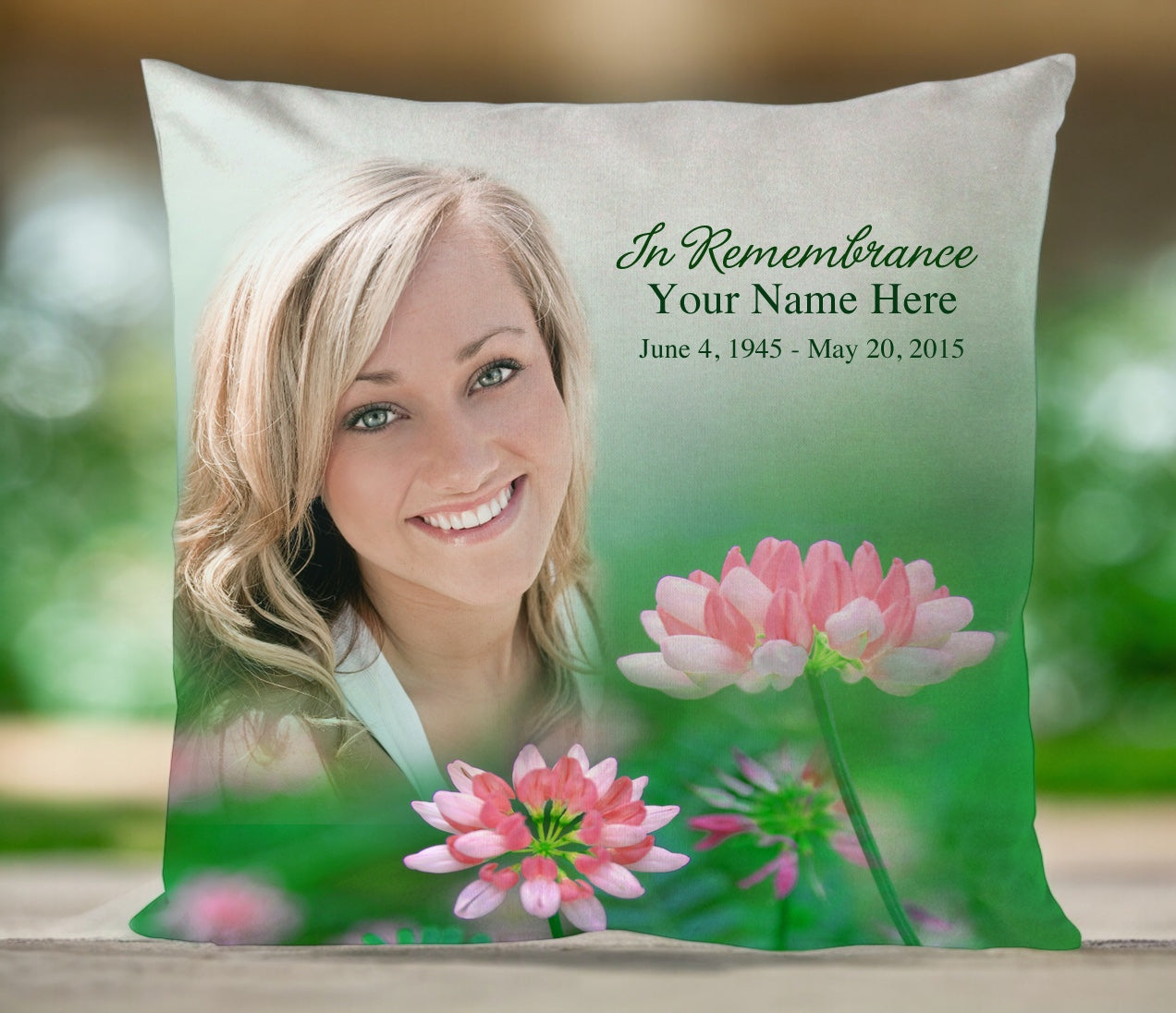 Ambrosia In Loving Memory Memorial Pillow