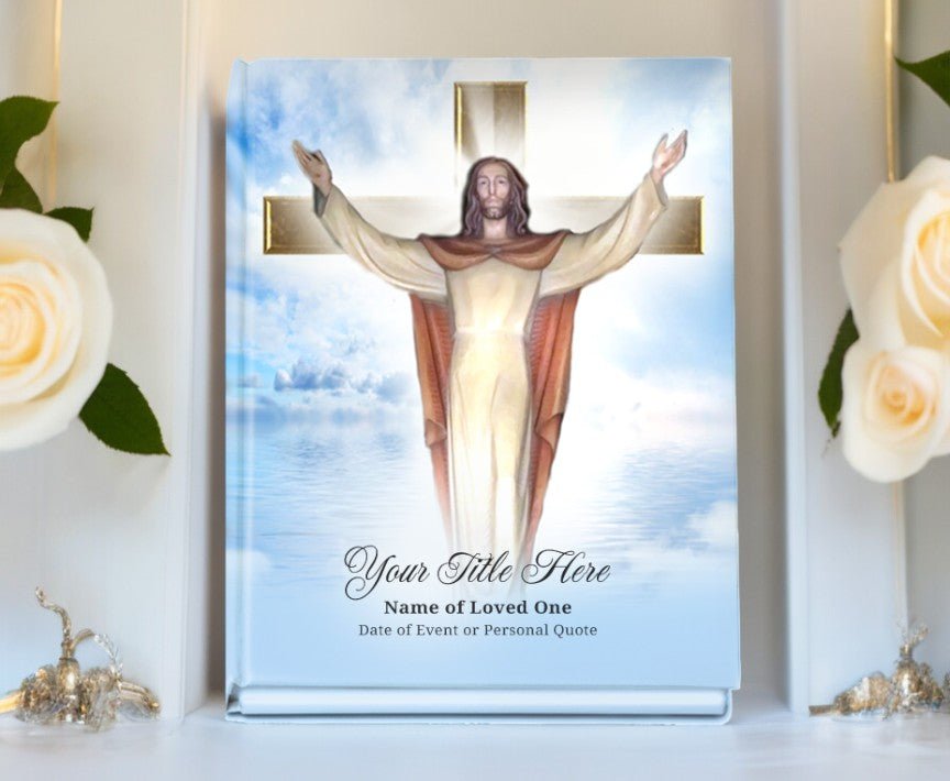 Assurance Perfect Bind Memorial Funeral Guest Book - The Funeral Program Site