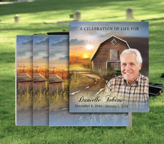 Barn Memorial Cards Done For You Design & Print (Pack of 50)