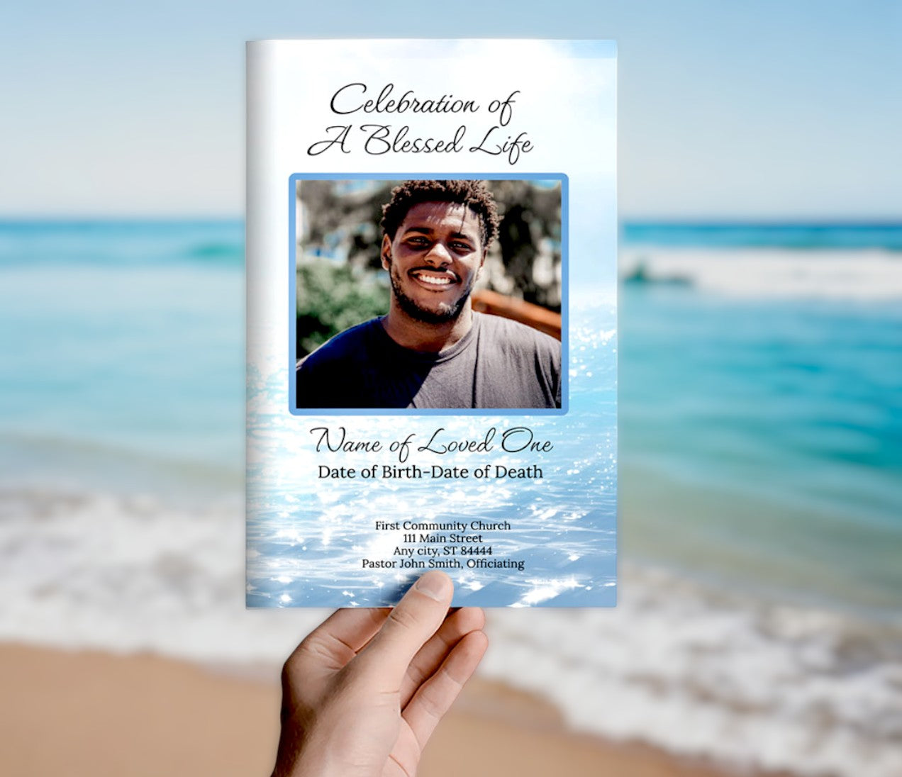 Waters Online Funeral Program Template