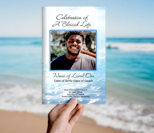 Waters Online Funeral Program Template