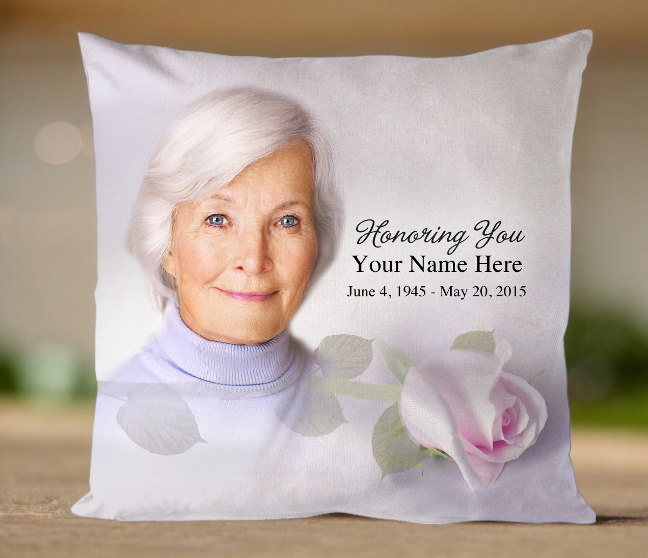 Beloved In Loving Memory Memorial Pillow