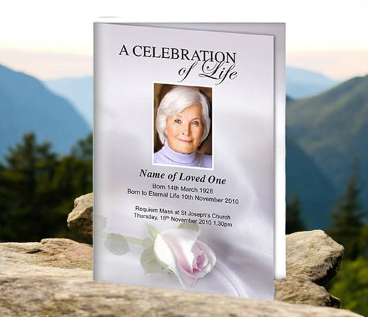 Beloved A4 Funeral Order of Service Template