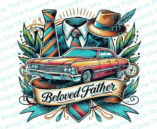 Beloved Father Funeral Clipart - The Funeral Program Site