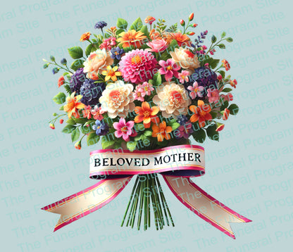 Mother Bouquet Funeral Clip Art