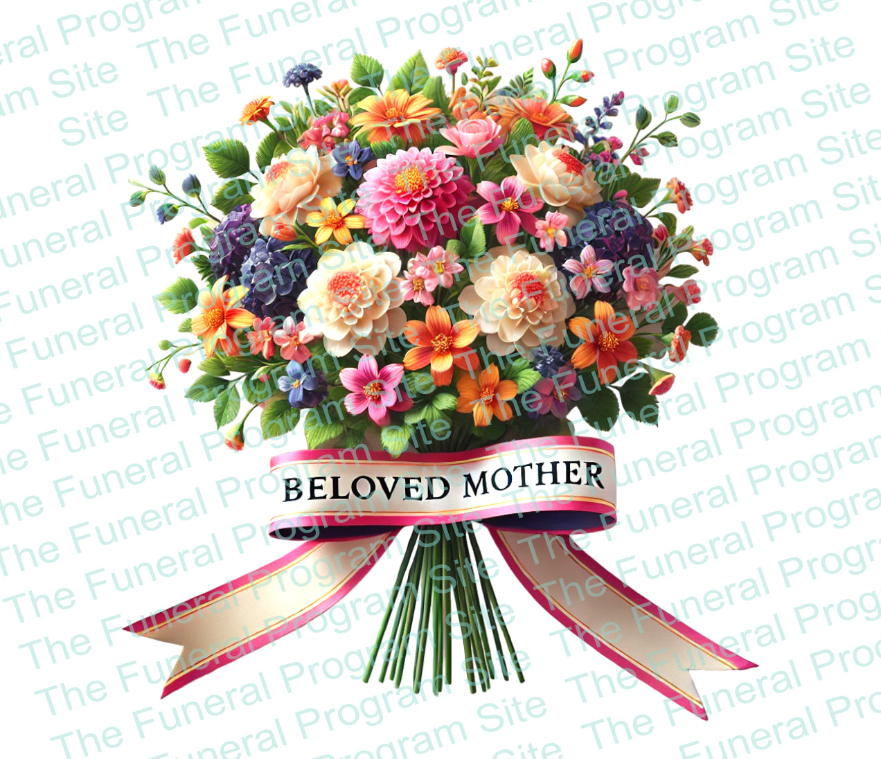 Mother Bouquet Funeral Clip Art