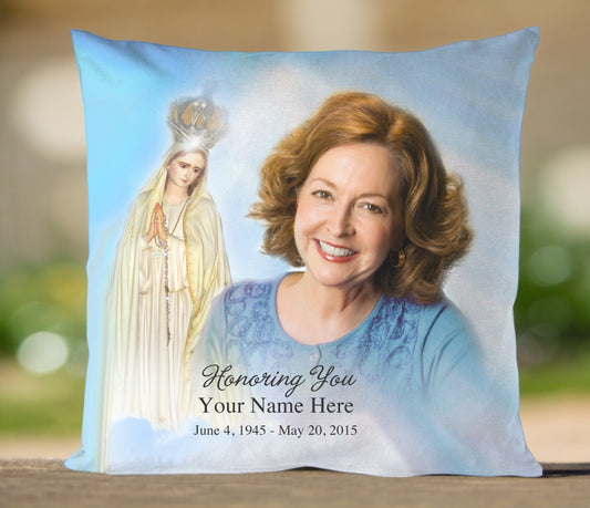 Blessed In Loving Memory Memorial Pillow