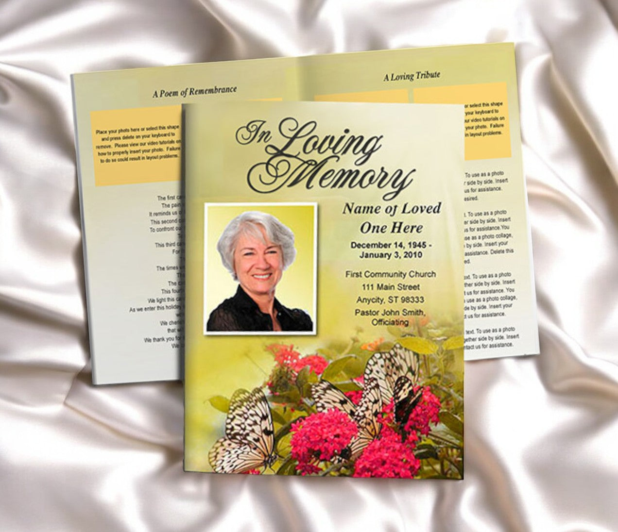 funeral booklets