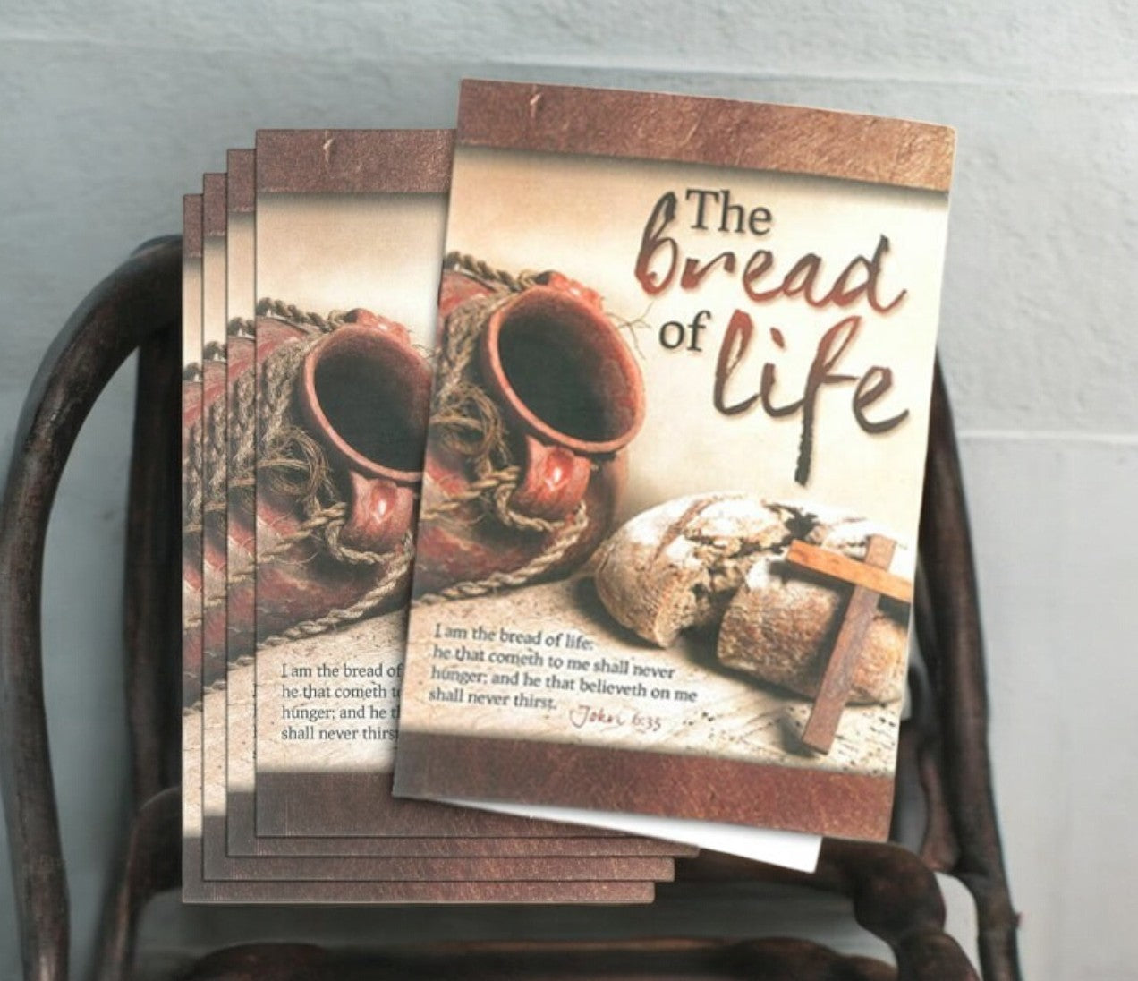 Bread of Life Funeral Program Paper (Pack of 25)