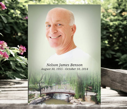 Bridge Funeral Poster Memorial Portrait