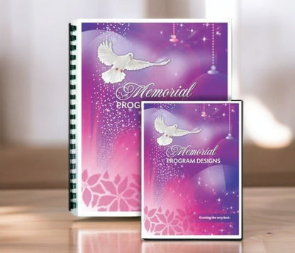 Business 60 BiFold Funeral Program Software Package - The Funeral Program Site