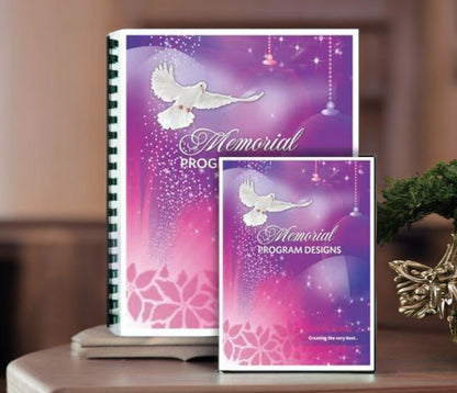 Business 60 BiFold Funeral Program Software Package - The Funeral Program Site