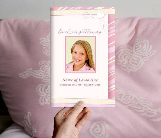 Carly Funeral Program Template - The Funeral Program Site