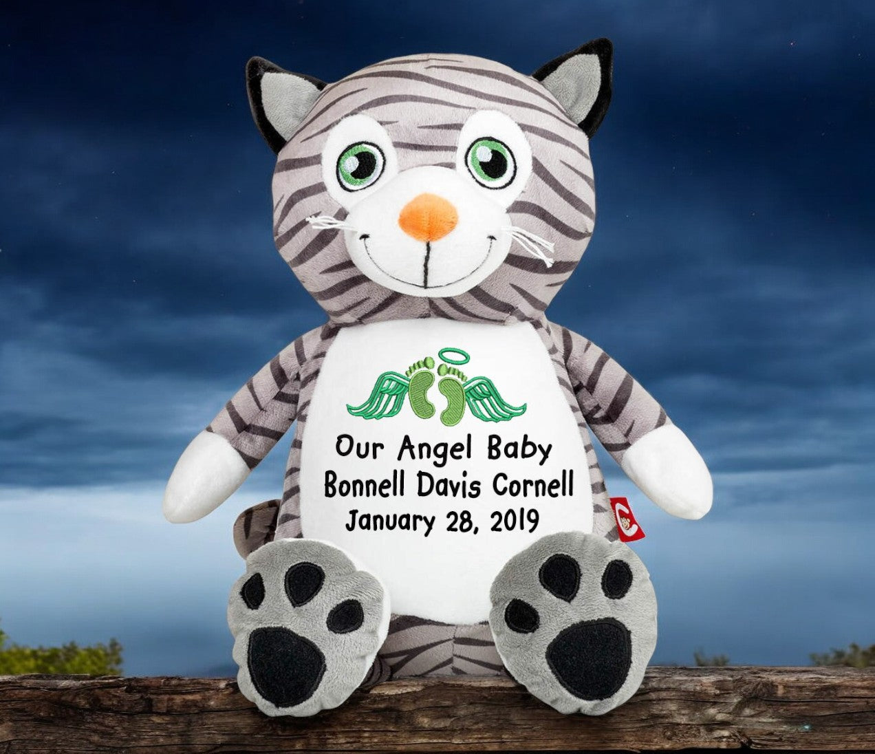 Kitty Cat Memorial Stuffed Animal-Urn