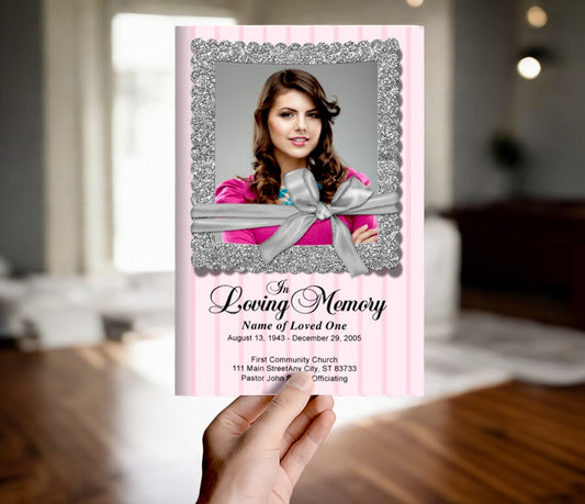 Celina Funeral Program Template