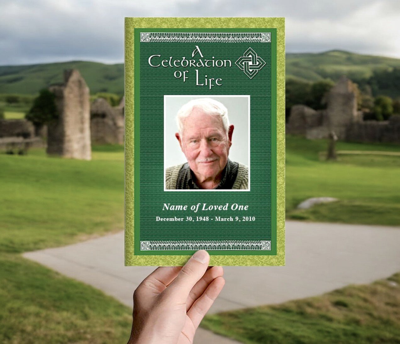 Celtic Funeral Program Template - The Funeral Program Site