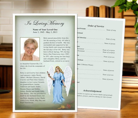 Charity Funeral Flyer Template