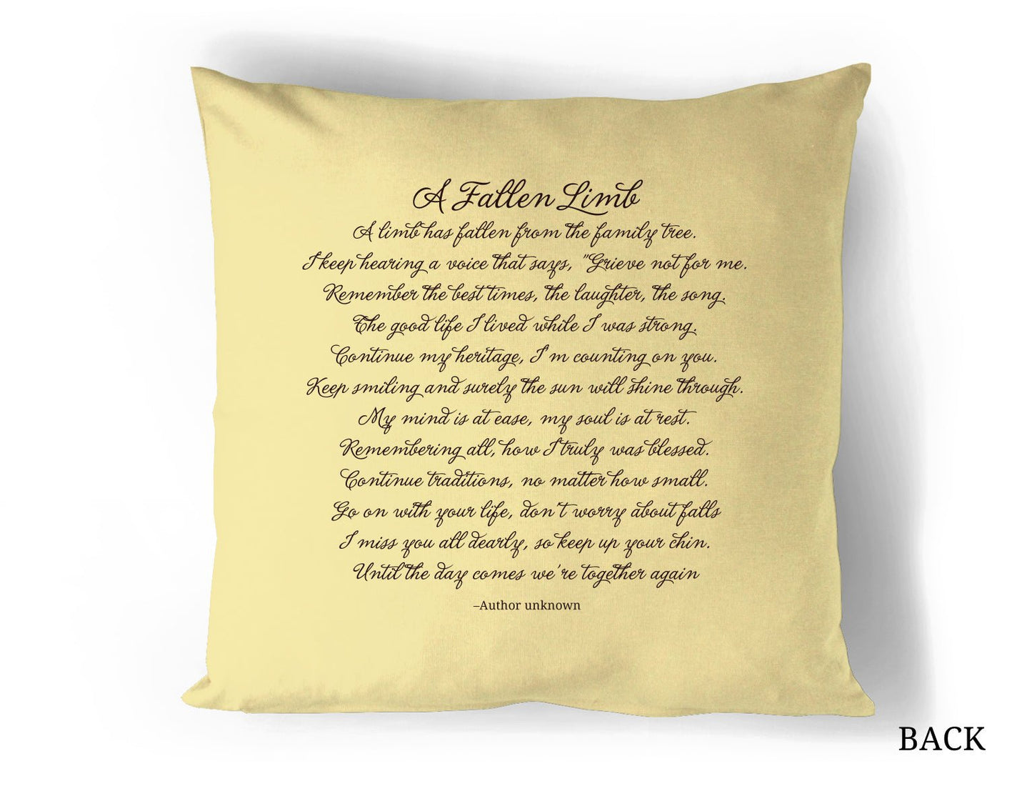 Classic Car In Loving Memory Memorial Pillow - The Funeral Program Site