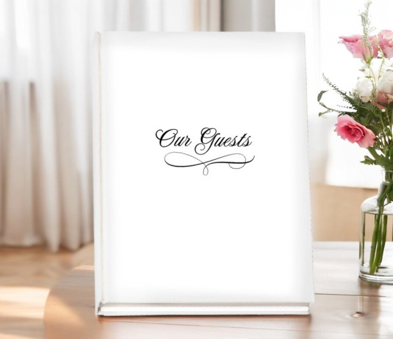 Classic Perfect Bind Memorial Funeral Guest Book - The Funeral Program Site