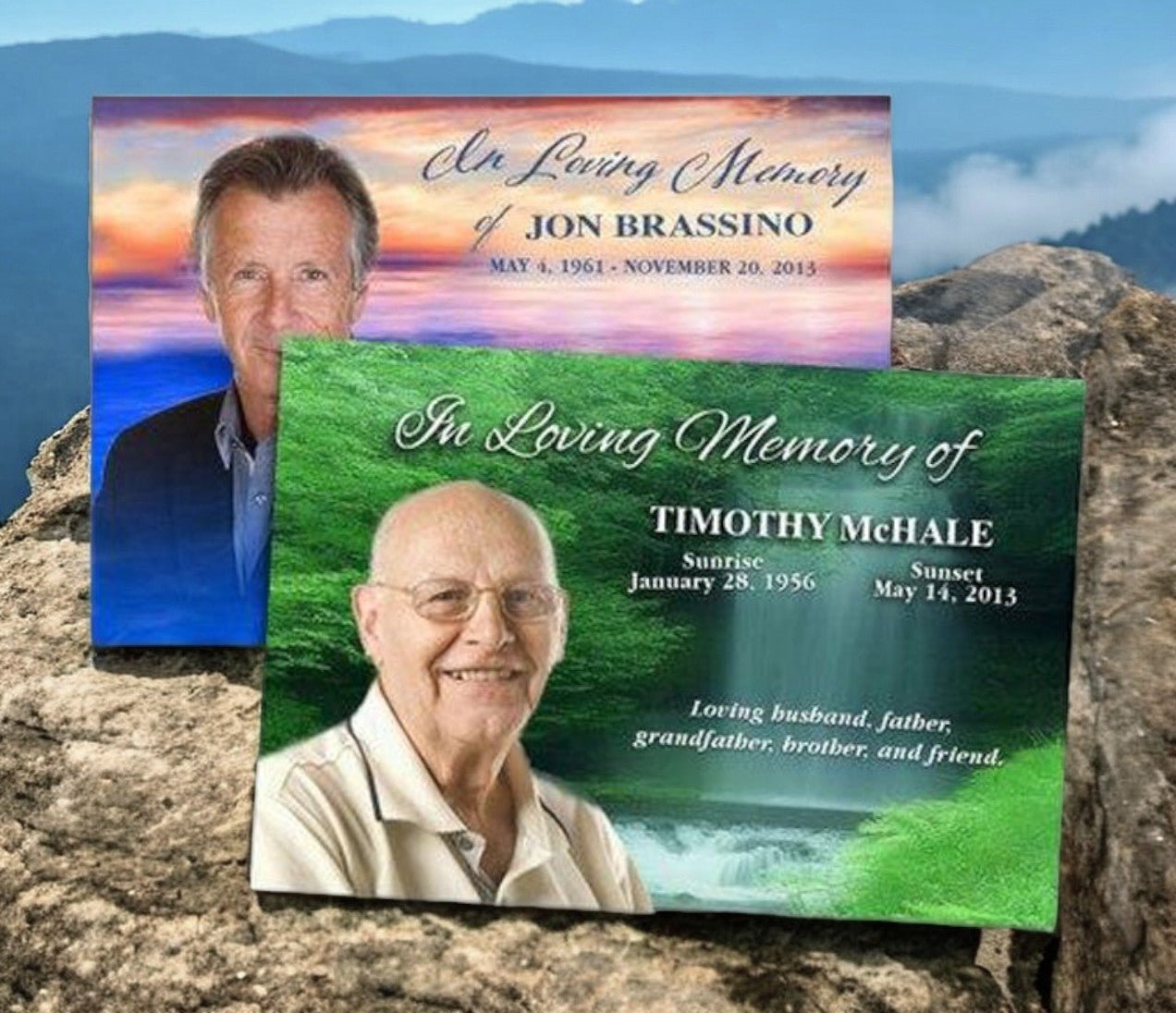 Custom Cover Funeral Announcement Template - The Funeral Program Site