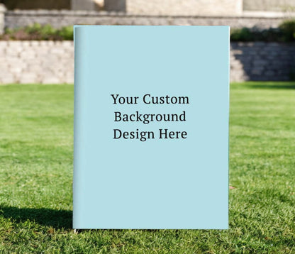 Your Design Custom Background Bifold Funeral Program Template