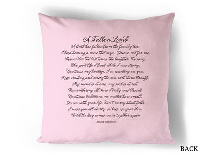 Darling In Loving Memory Memorial Pillow