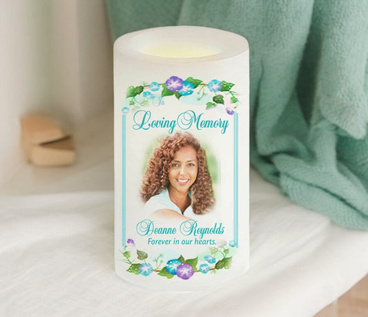 Dedication Personalized Flameless LED Memorial Candle