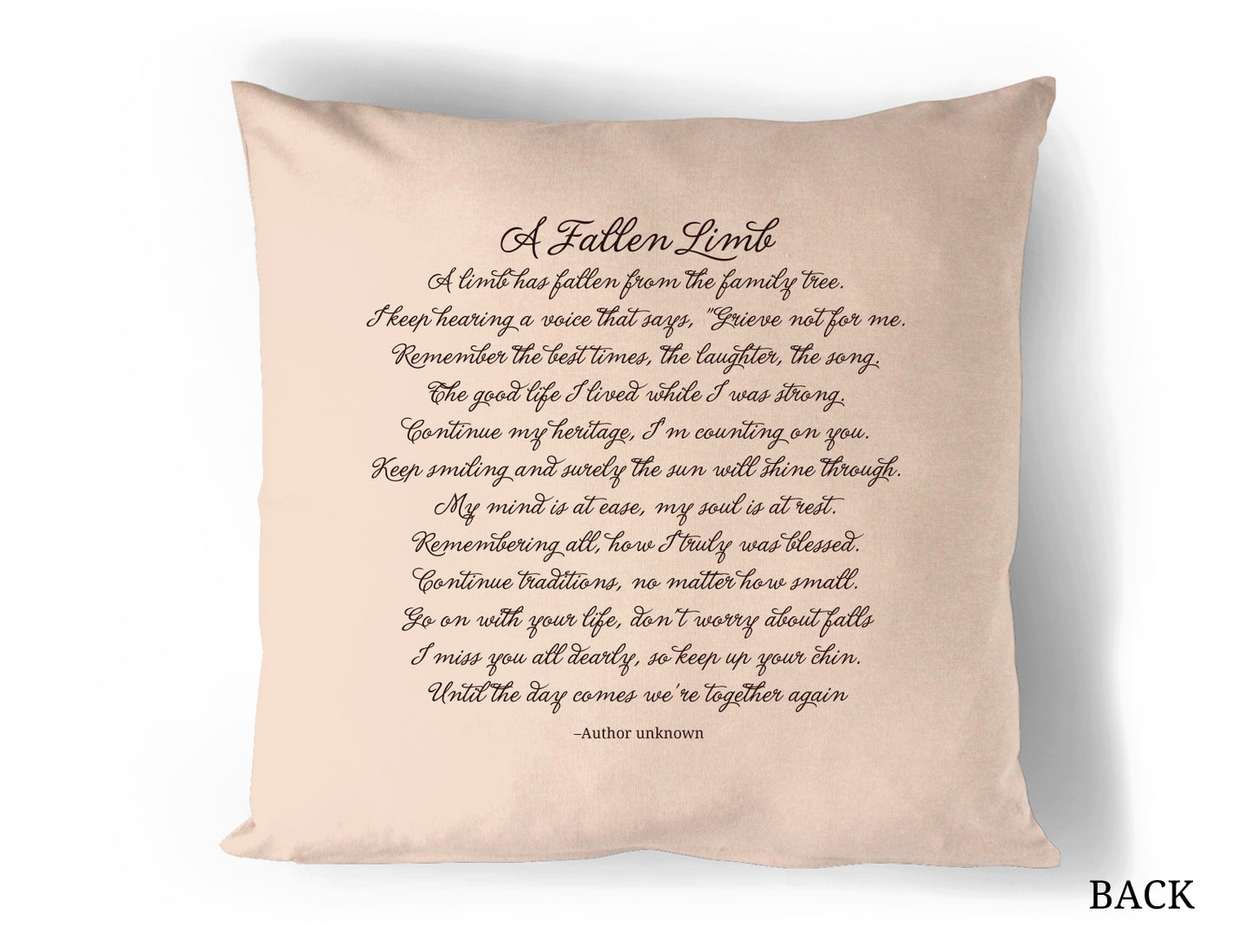 Deer In Loving Memory Memorial Pillow