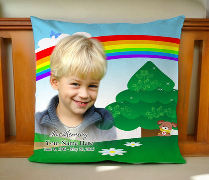 Delight In Loving Memory Memorial Pillow