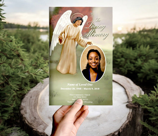 Delilah Funeral Program Template - The Funeral Program Site