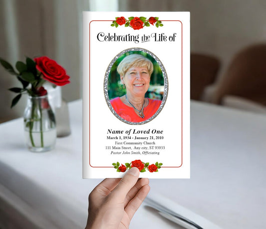 Desire Funeral Program Template