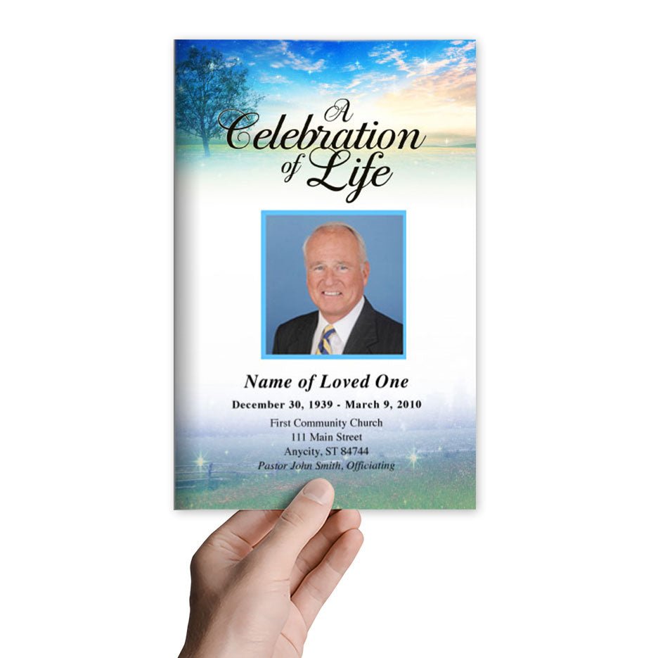 Destiny Funeral Program Template - The Funeral Program Site