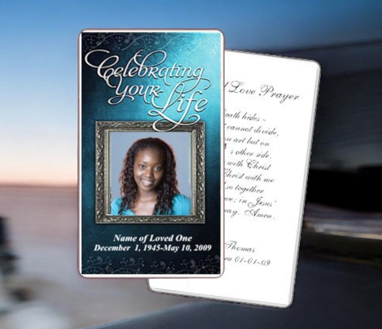 Devotion Prayer Card Template - The Funeral Program Site