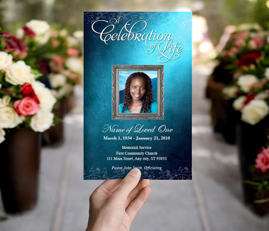 Devotion Funeral Program Template