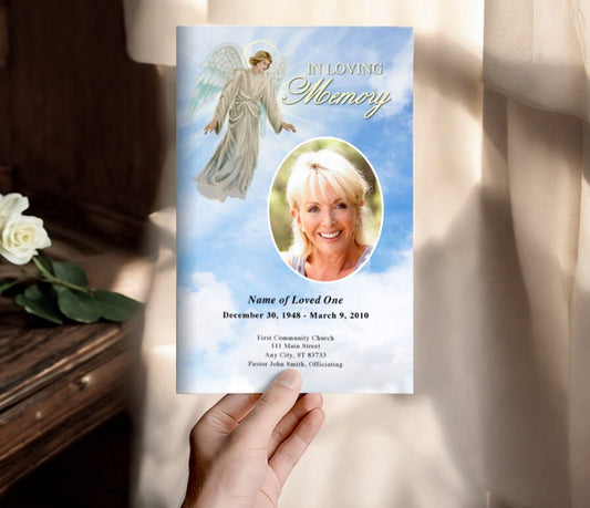 Devout Funeral Program Template - The Funeral Program Site