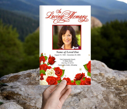 Diva Funeral Program Template - The Funeral Program Site