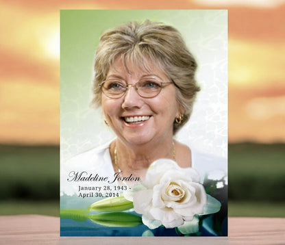 Divine Funeral Poster Memorial Portrait - The Funeral Program Site