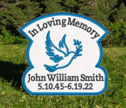 Dove Branch In Loving Memory Of Patch - The Funeral Program Site