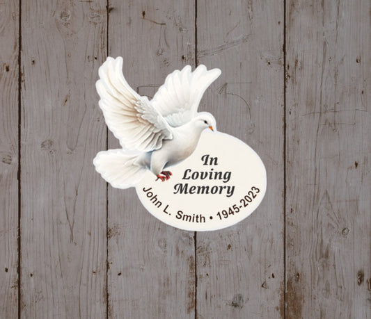 Dove of Peace Memorial Pin - Pack of 10