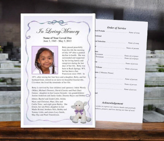 Dreamstime Funeral Flyer Template - The Funeral Program Site