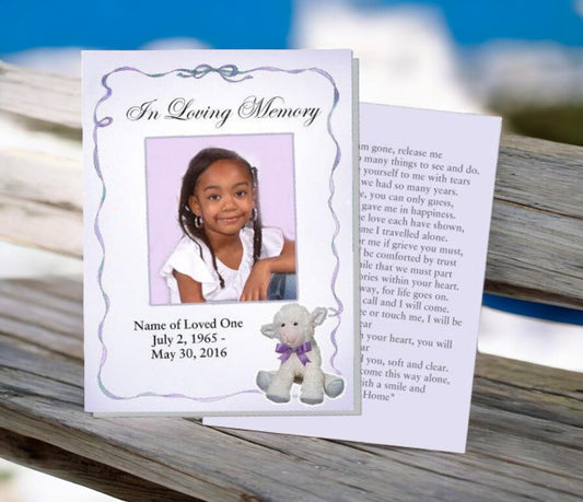 Dreamstime Small Memorial Card Template