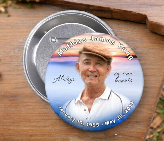 Dusk Skies Memorial Button Pin (Pack of 10)