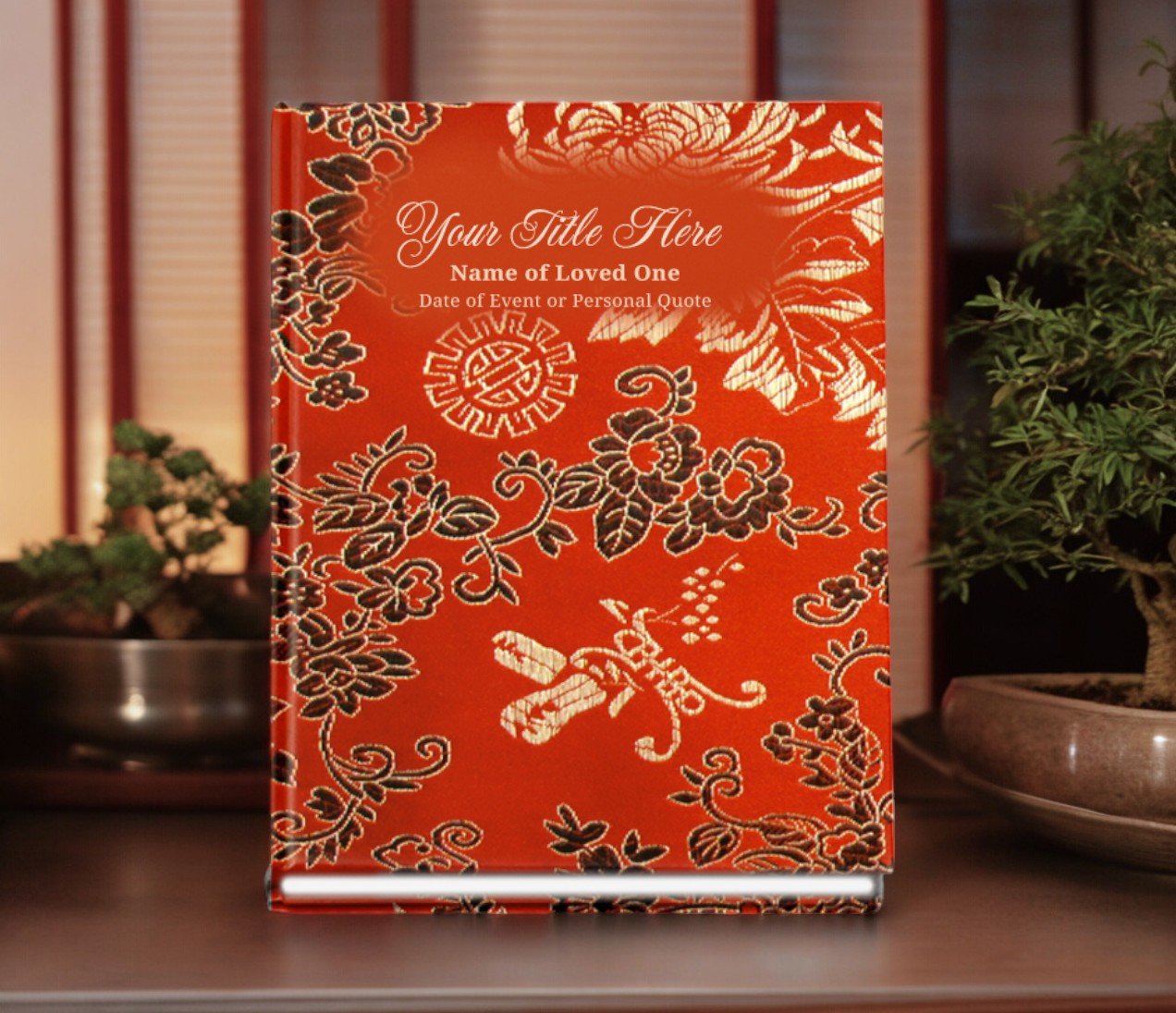 Dynasty Perfect Bind Memorial Funeral Guest Book - The Funeral Program Site