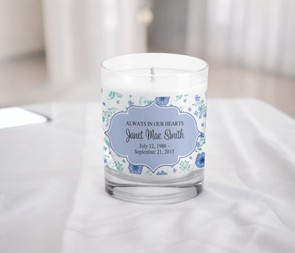 Elizabeth Personalized Votive Memorial Candle