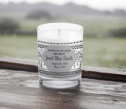 Emma Personalized Votive Memorial Candle - The Funeral Program Site