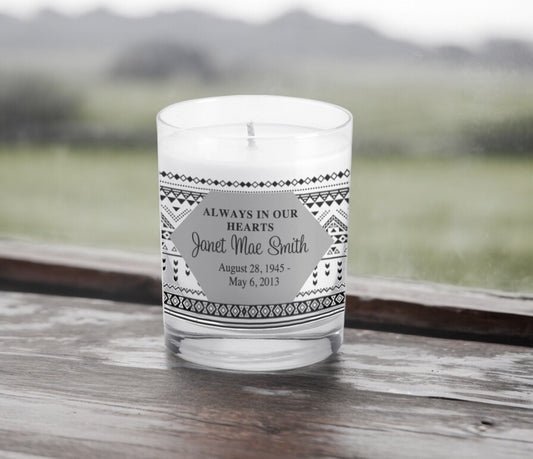Emma Personalized Votive Memorial Candle