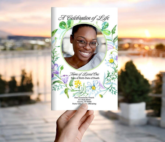 Encircle Online Funeral Program Template - The Funeral Program Site