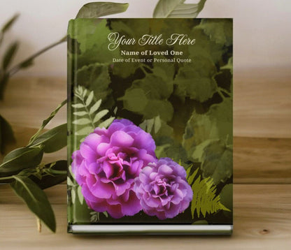 Essence Perfect Bind Memorial Funeral Guest Book - The Funeral Program Site